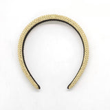 BOHO COLORFUL PP RAFFIA PADDED CROWN HEADBAND_CWAHA6324