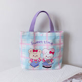 CUTE PRINTED LUNCH TOTE BAG FOR STUDENTS OFFICE_CWAB5664