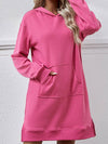 Cwohol0965_Winter Hooded Long-Sleeved Hoodie Long Style