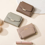 FASHIONABLE AND SIMPLE FOLDING STUDENT WALLET_CWAB2342