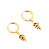 PEARL CONCH FASHIONABLE VERSATILE EARRINGS_CWAJE1755