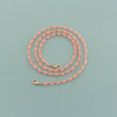 RAINBOW BEAD LONG BEADED CHAIN BAG STRAP_CWMM5114