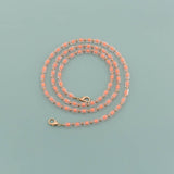 RAINBOW BEAD LONG BEADED CHAIN BAG STRAP_CWMM5114