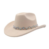 MEN WOMEN ETHNIC STYLE POLYESTER COWBOY HAT_CWAH04362