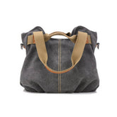 RETRO CANVAS SHOULDER CROSSBODY BAG TOTE BAG_CWAB1275