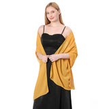 Women Solid Color Evening Shawl_Cwasc1071