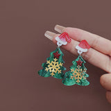 CARTOON STYLE FUNNY CHRISTMAS EARRINGS_CWAJE1829