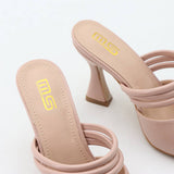NEW SOLID COLOR SQUARE TOE SEXY HIGH HEELS_CWSHS0592