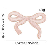 NEW BABY COLORFUL BOW EMBROIDERED PATCH_CWMM4023