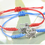 CHEER PATTERN HAND WOVEN BRACELET_CWAJE0723