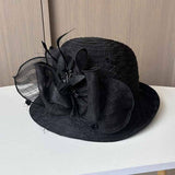 FLOWER HALF ROLL MESH SUN HAT_CWAB2902