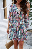 Women Elegant Print Strappy Dress_Cwdsd2404