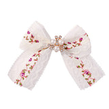 CHILDRENS LACE MESH BOW HAIRPIN_CWAHA2361