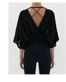 Sports Blouse Tencel Breathable Running Sunscreen