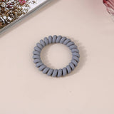 Cwaha1379_Simple Frosted Phone Cord Hair Tie