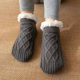 Warm Sleeping Carpet Socks Plush Indoor Slippers_Cwms0704
