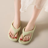 EVA SOLID COLOR FLIP FLOPS SUMMER BEACH SLIPPERS_CWSHS0690