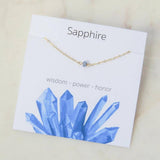 NATURAL CRYSTAL GRAVEL PENDANT NECKLACE WITH CARD_CWAJE1050
