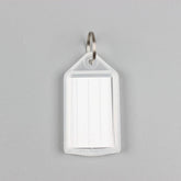 SOLID COLOR TRANSPARENT PULL OUT KEY TAG KEYCHAIN_CWMM2076