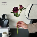 Vintage 2-Head Burnt Edge Mini Rose Bouquet_Cwmm6575