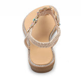 NEW COLOR DIAMOND BEACH ROUND TOE FLAT SHOES_CWSHS0650