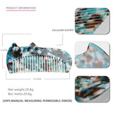 ACETATE SHEET 4MM GRADIENT TOOTHCOMB HORN HAIRCOMB_CWAHA4186