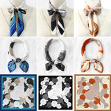 NEW FLORAL FLOWER SQUARE SCARF_CWASC1165