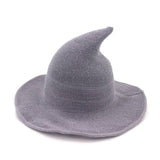 Halloween Folding Knit Hat Peaked Witch Hat