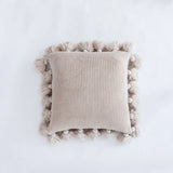 CREATIVE SOLID COLOR TASSEL WOOL THROW PILLOW_CWMM2368