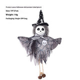 HALLOWEEN PUMPKIN GHOST WITCH DOLL ORNAMENT_CWMM9823