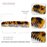 MARBLE TEXTURE ACETATE HAIR COMB STRAIGHT COMB_CWAHA4174