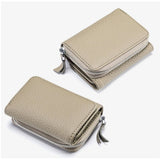Trifold Mini Large Capacity Leather Wallet_Cwab3703