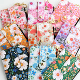PRINTED HEM CARD HOLDER WALLET KEYCHAIN_CWMM1287