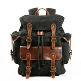 RETRO MILITARY CANVAS BACKPACK FOR MEN_CWAB5522