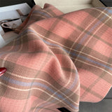 Classic Plaid Cashmere Feel Scarf For Women_Cwasc03235
