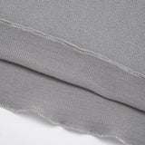 Solid-Color Round-Neck Button-Decorated T-Shirt