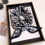 Zebra Print Thin Angled Wide Collar Head Scarf_Cwasc1530