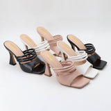 NEW SOLID COLOR SQUARE TOE SEXY HIGH HEELS_CWSHS0592