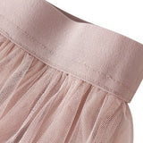 10 COLORS ELASTIC WAIST TIERED TULLE MESH SKIRT_CWBLS0396