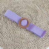 Cwabe0544_Vintage Braided Round Buckle Belts