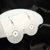 CREATIVE SIMPLE LETTER GEOMETRIC ROUND EARRINGS_CWAJE1875