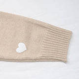 Valentines Day V-Neck Lace Knitted Sweater