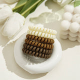 HIGH ELASTIC FROSTED PHONE CORD HAIR TIES_CWAHA1122