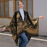 2024 NEW THICKENED SLIT CAPE SHAWL_CWASC0963