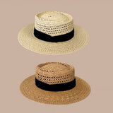 LAFITE GRASS EDGE STRAW FEDORA HATS_CWAH1167