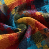 PLAID FRINGE SCARF TRENDY WINTER WRAP_CWASC0199