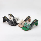 SEXY HIGH HEELS WITH BOW THICK HEEL AND SQUARE TOE_CWSHS0593