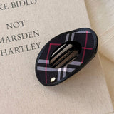 Leopard Houndstooth Hair Clip Chic Side Pin_Cwaha07916
