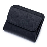 FASHIONABLE SHORT GENUINE MINI LEATHER WALLET_CWAB3775