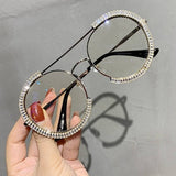 FASHION LUXURY WOMENS RETRO ROUND SUNGLASSES_CWASG0786